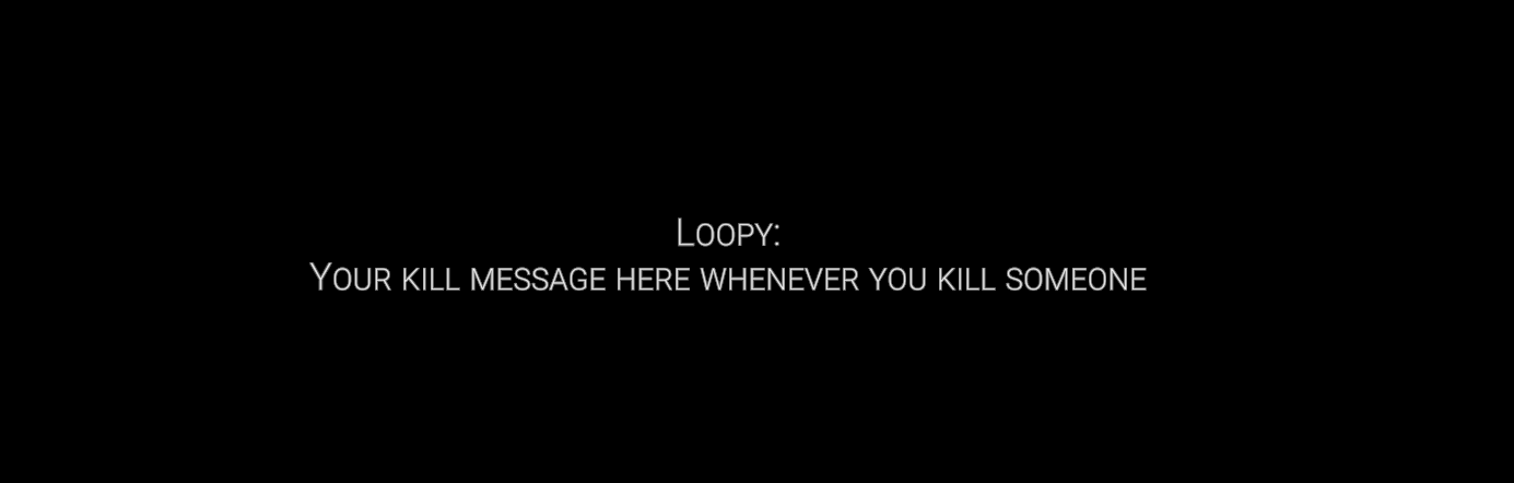 Custom Kill Message